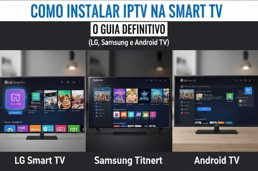 Como Instalar IPTV na Smart TV (LG, Samsung e Android TV): O Guia Definitivo