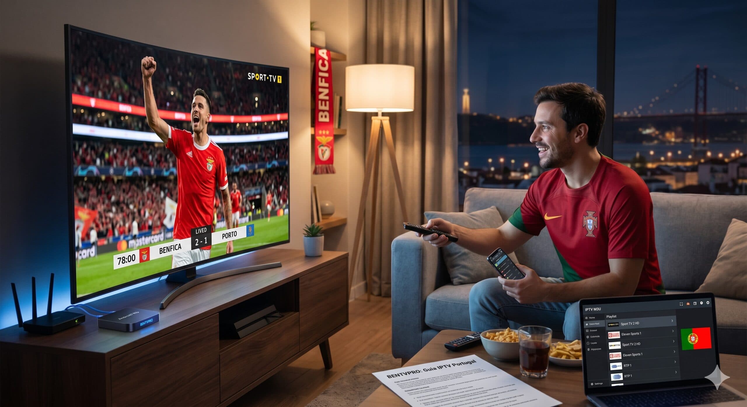 Listas IPTV Portugal Actualizadas Sport TV: Guia 2026