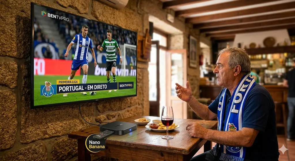 Assista à Primeira Liga sem travamentos. Garanta a sua subscrição IPTV Primeira Liga Portugal com qualidade 4K e estabilidade máxima garantida.
