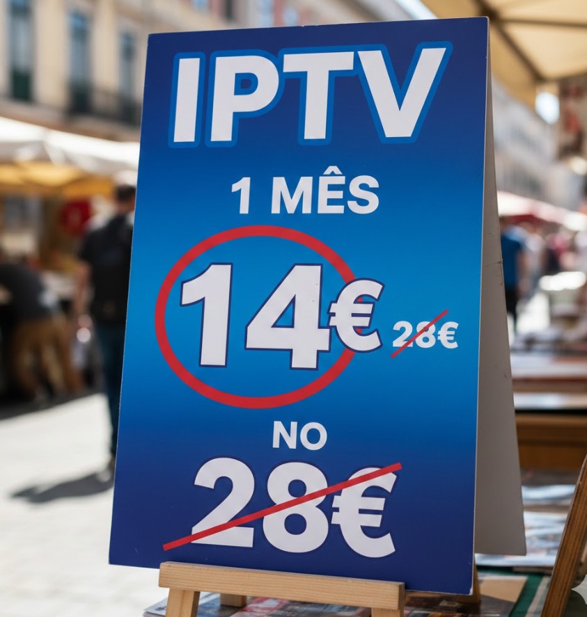 Subscrição IPTV 1 Mês Portugal